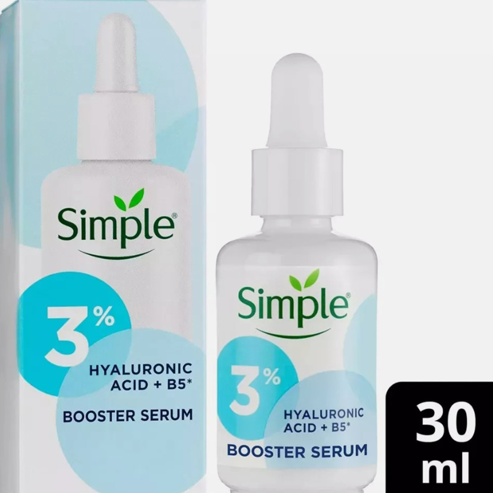 Simple 3% Hyaluronic Acid + B5 * Booster Serum ผลิตภัณฑ์ดูแลผิวเหมาะสําหรับ พร้อมสต็อก TTK MALL