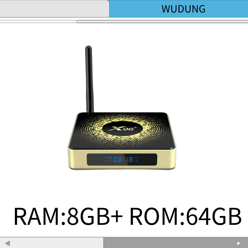 การค้าต่างประเทศ X96 X10 Android Voice TV BOX S928X-J TV BOX 5GWifi Bluetooth 8K