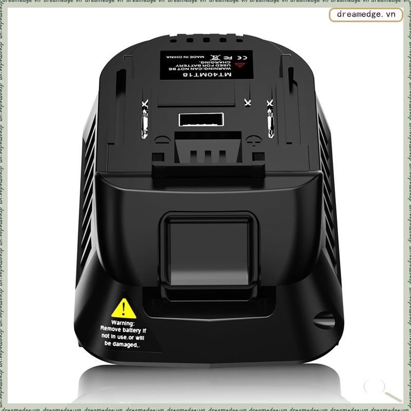 [dreamedge] สําหรับ 40V Li-Ion Battery Adapter Converter สําหรับ 18V Li-Ion แบตเตอรี่เครื่องมือไร้สา