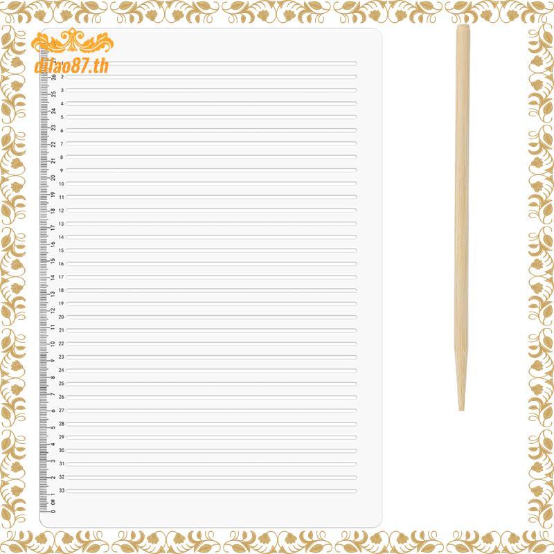 [dilao87.th] Straight Line Stencil Template Straight Line Stencil Writing Ruler