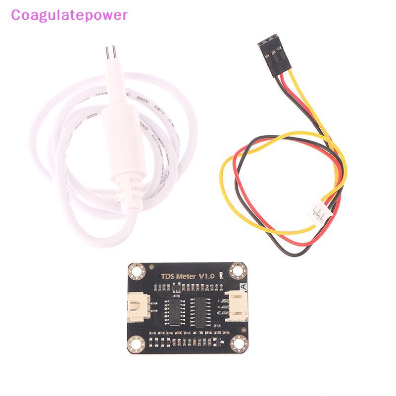 Coa TDS Sensor เซ็นเซอร์การนําไฟฟ้าสําหรับการตรวจจับของเหลวโมดูลตรวจสอบคุณภาพน้ํา DIY TDS ออนไลน์ Mo