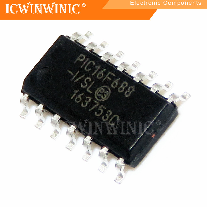 5 ชิ้น PIC16F688-I/SL PIC16F688 SOP-14 ส่วนประกอบอิเล็กทรอนิกส์