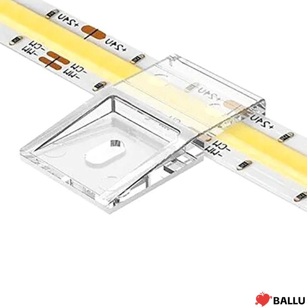 BALLU 10 มม.PCB LED Light Strip คลิป, FCOB COB SK6812 RGBW สายไฟหัวเข็มขัดคลิปพร้อมสกรู, Light Strip
