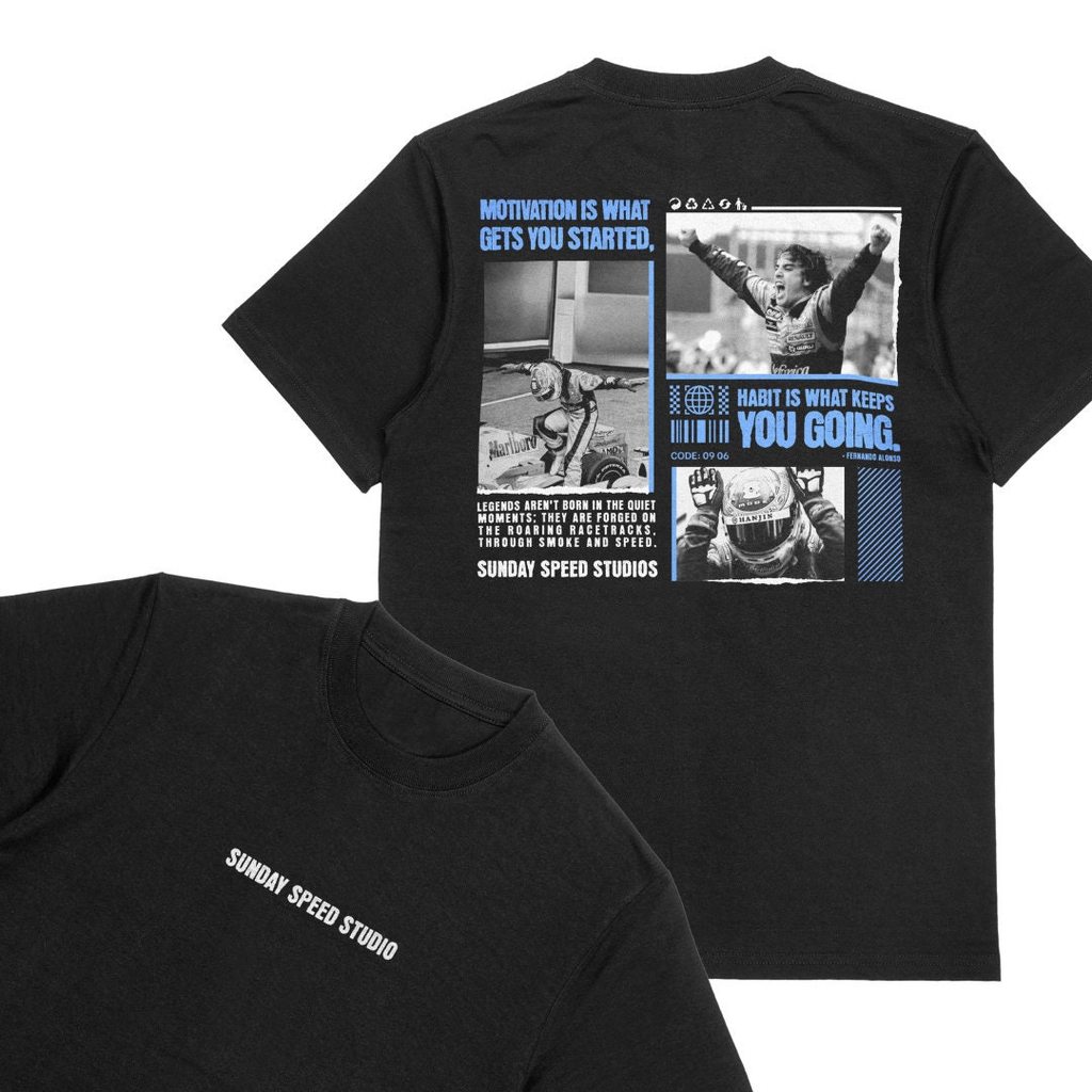 เสื้อยืด Fernando Alonso - เสื้อยืด F1 Legends