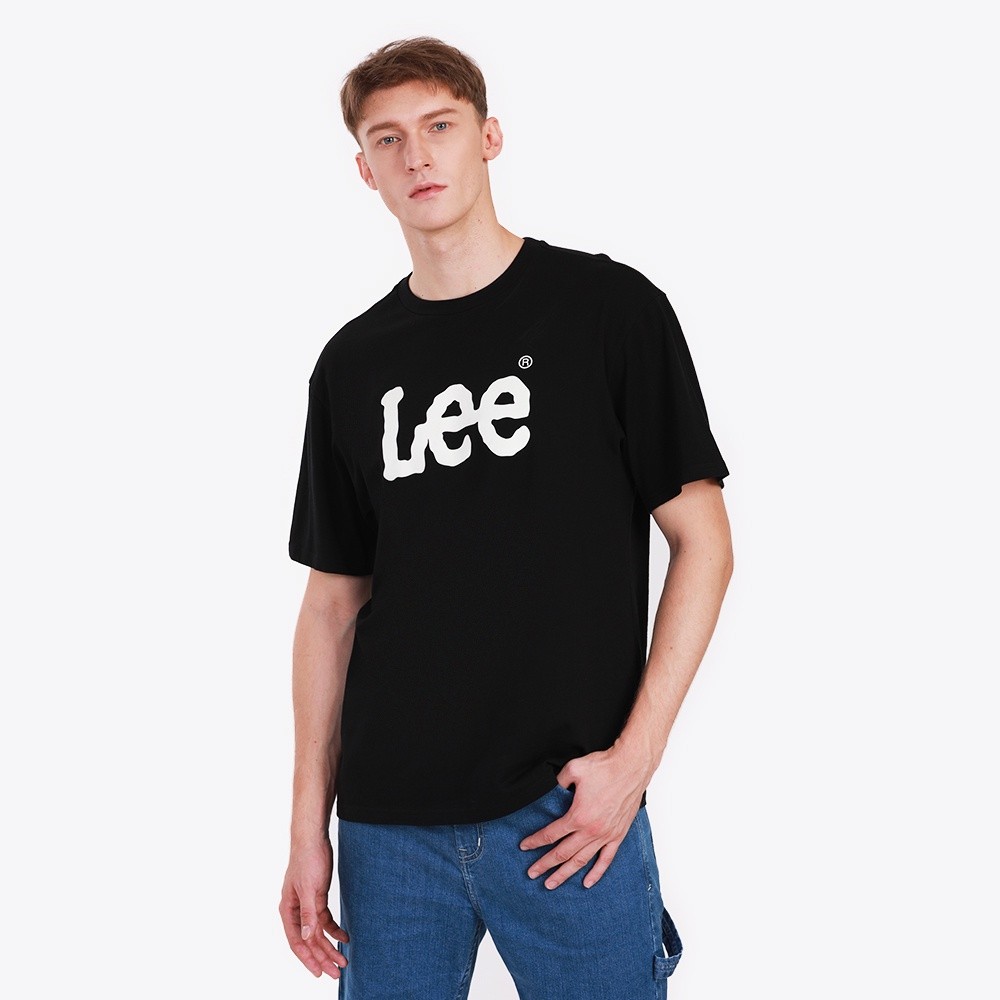 LEE เสื้อยืดแขนสั้นผู้ชาย ทรง LOOSE คอลเลคชั่น Limited by Lee รุ่น LE L2001K07 สีดำ
