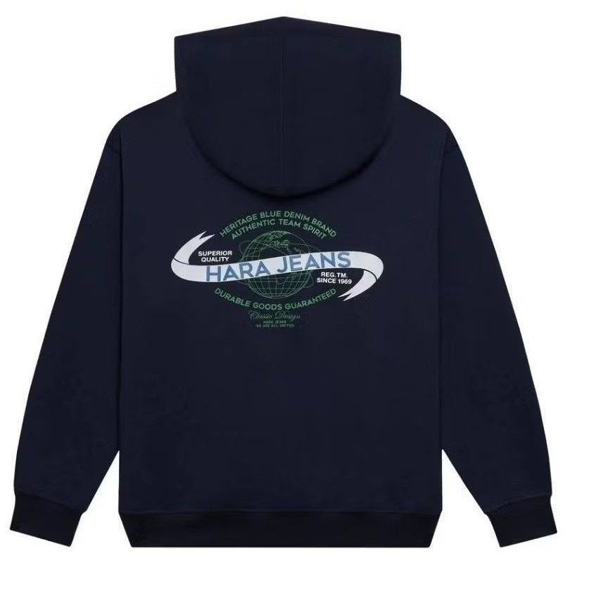 เสื้อฮู้ด- ผู้ชายใส่เสื้อฮู้ด HARA เสื้อฮู้ด รุ่นใหม่ล่าสุด พร้อมส่ง pullover hoodie M-3XL