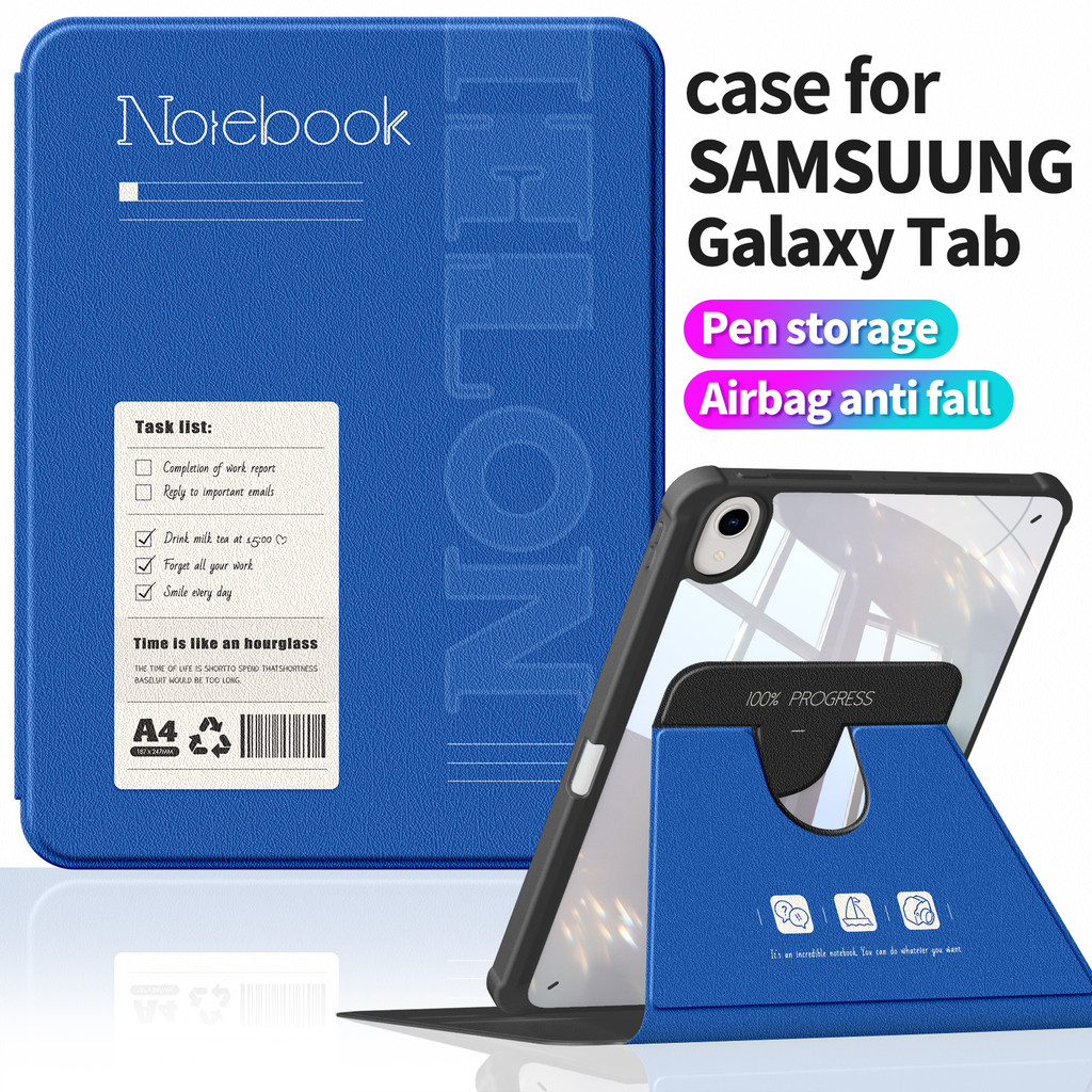 สําหรับเคส Samsung Tab A9+ 11 | หนังพิมพ์ลายสุนทรียศาสตร์เกาหลีให้ความรู้สึก | ทนสิ่งสกปรกและกันกระแ