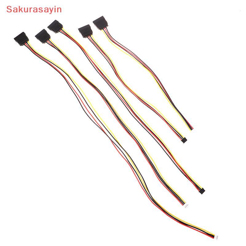 {Sakurasayin} PH 2.0mm 4Pin Small Type To 15Pin HDD SATA สายไฟ 20AWG สายไฟสําหรับอุตสาหกรรม All-in-o