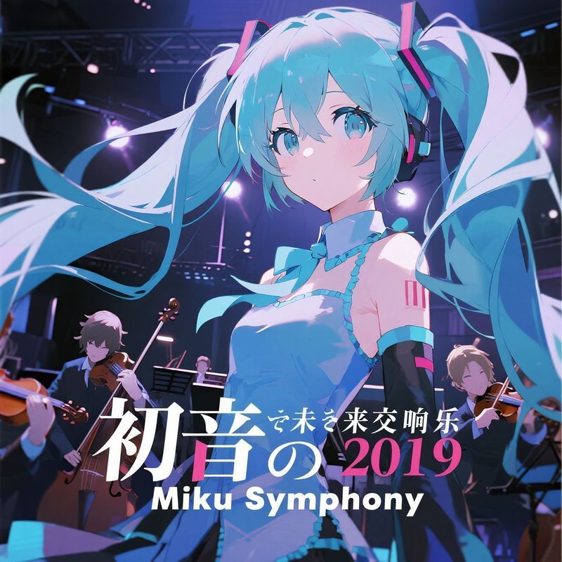 Hatsune Miku Symphony 2019 โตเกียว Philharmonic Band Miku Symphony Music cd Disc 7.14 T