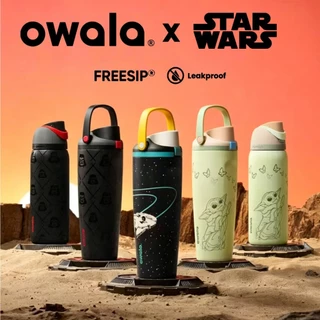 [ของแท้นำเข้า] Owala Star Wars Ltd 30/32oz กระติกสแตนเลส เก็บเย็น กันหก มีหลอด ของแท้ USA พร้อมส่ง