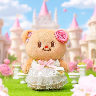 พวงกุญแจเจ้าหญิงชุดขาวน้องเนย (Butterbear Princess Dress Keychain)