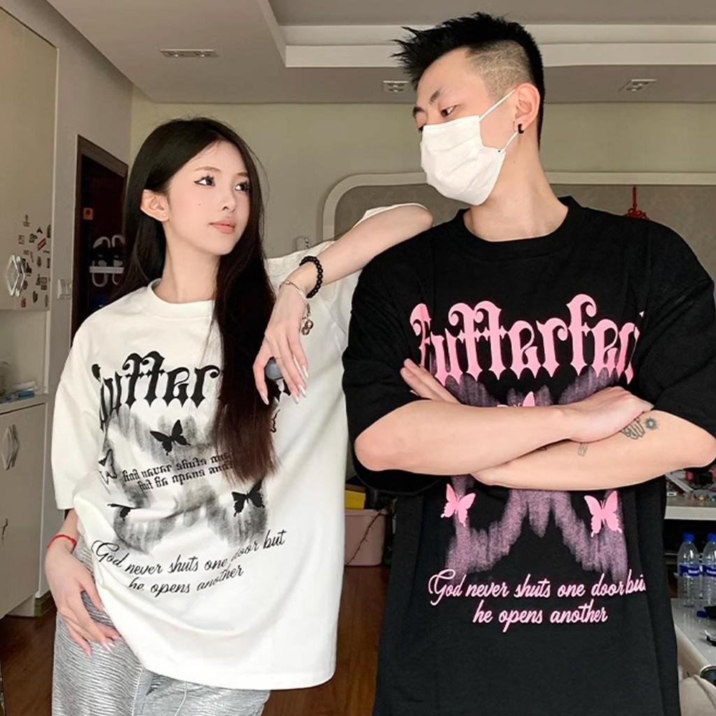ZY 2026 เสื้อยืดคอกลมครึ่งแขน โอเวอร์ไซส์ สไตล์เกาหลี ลายพิมพ์ ผ้านุ่มสวมสบาย ส่งจากไทย