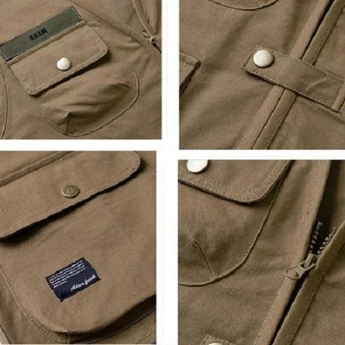 เสื้อกั๊กแคมป์ปิ้ง แขนกุด มีซิปหน้า Camping vest thumbnail 8