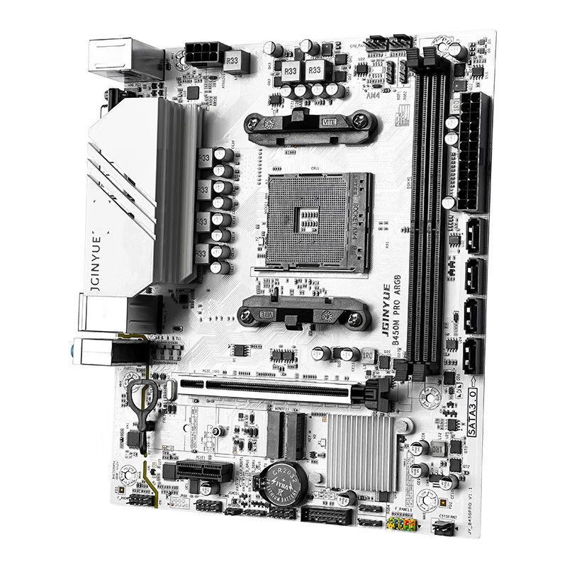 Jingdong B450M/B550M PRO เมนบอร์ด AMD AM4 เกมคอมพิวเตอร์เดสก์ท็อป DDR4 หน่วยความจําเมนบอร์ดอัพเกรด 8