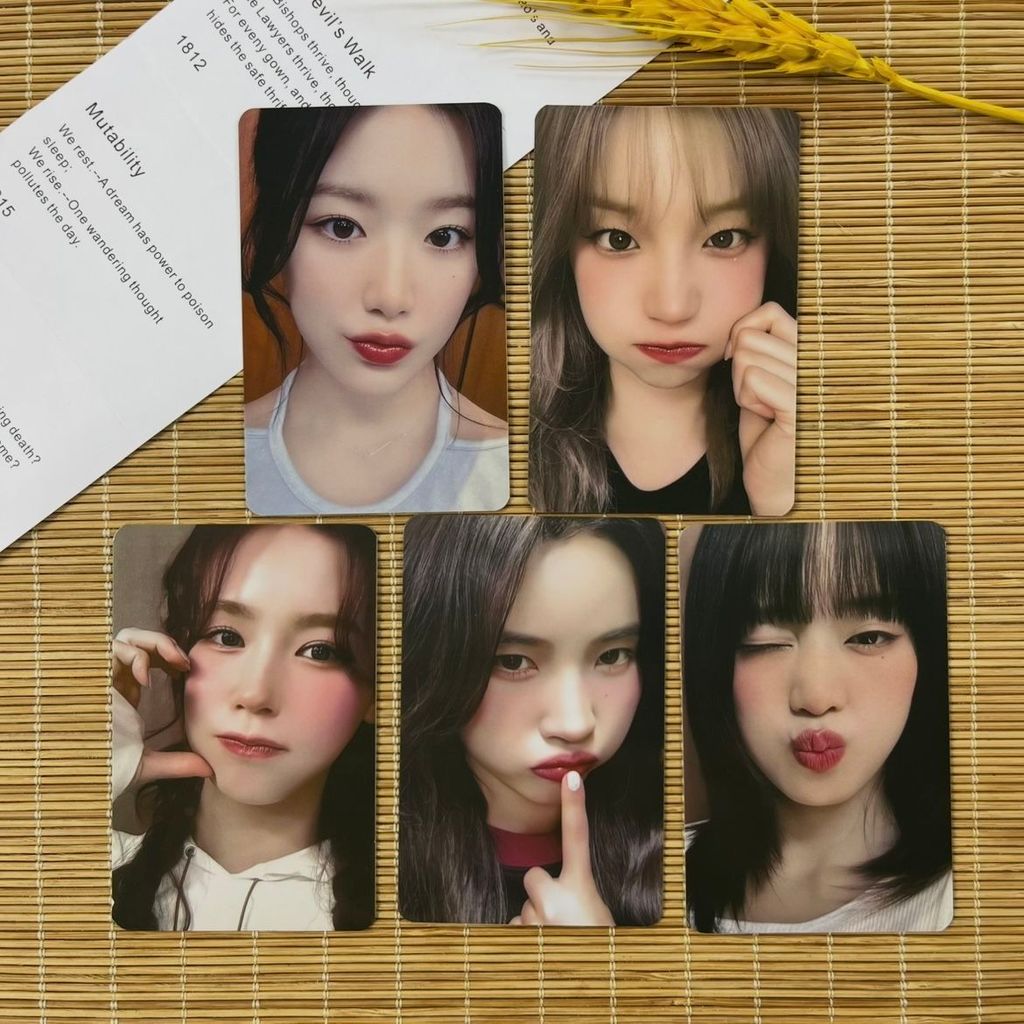 Gidle baby การ์ดโบนัส Tete km คอลเลกชันการ์ดสมาชิก Gidle