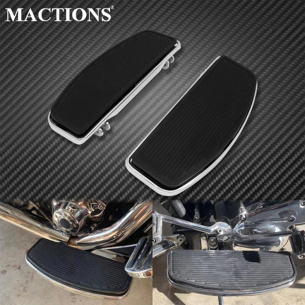 rรถจักรยานยนต์ DRIVER Floorboard เท้า Footpegs เหยียบยางแทรก Pad สําหรับ Harley Softail Heritage Tou