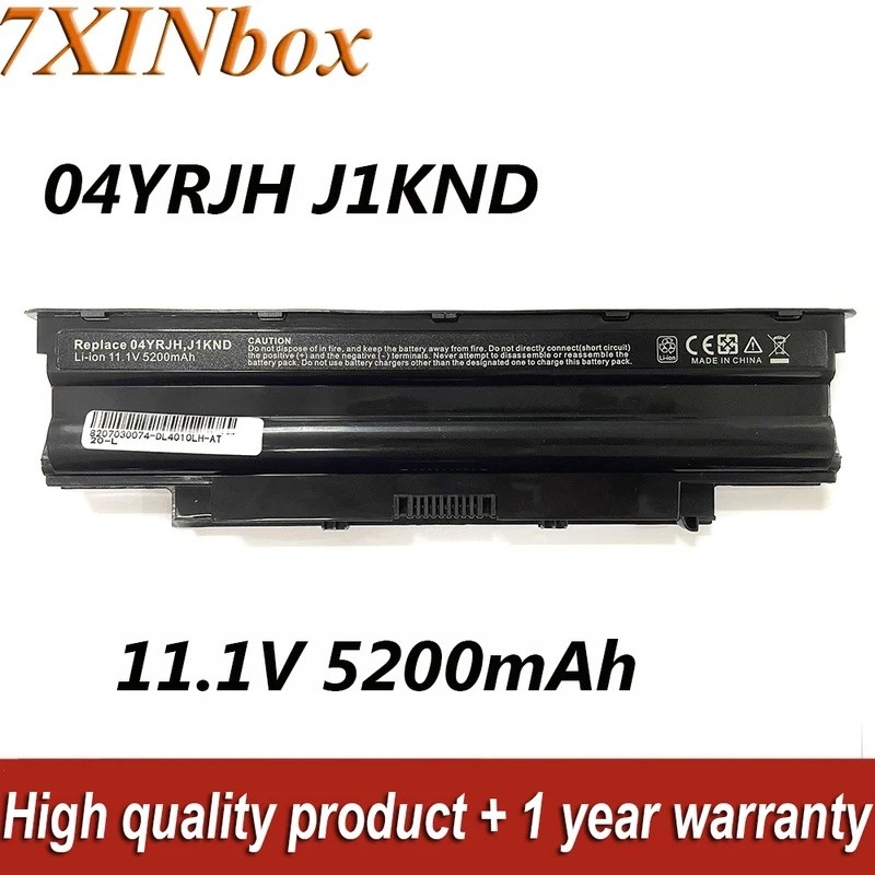 7XINbox J1KND 04YRJH 11.1V 5200mAh แบตเตอรี่สําหรับ Dell Inspiron N3010 M40 M411R M5040 M5010 N7010 