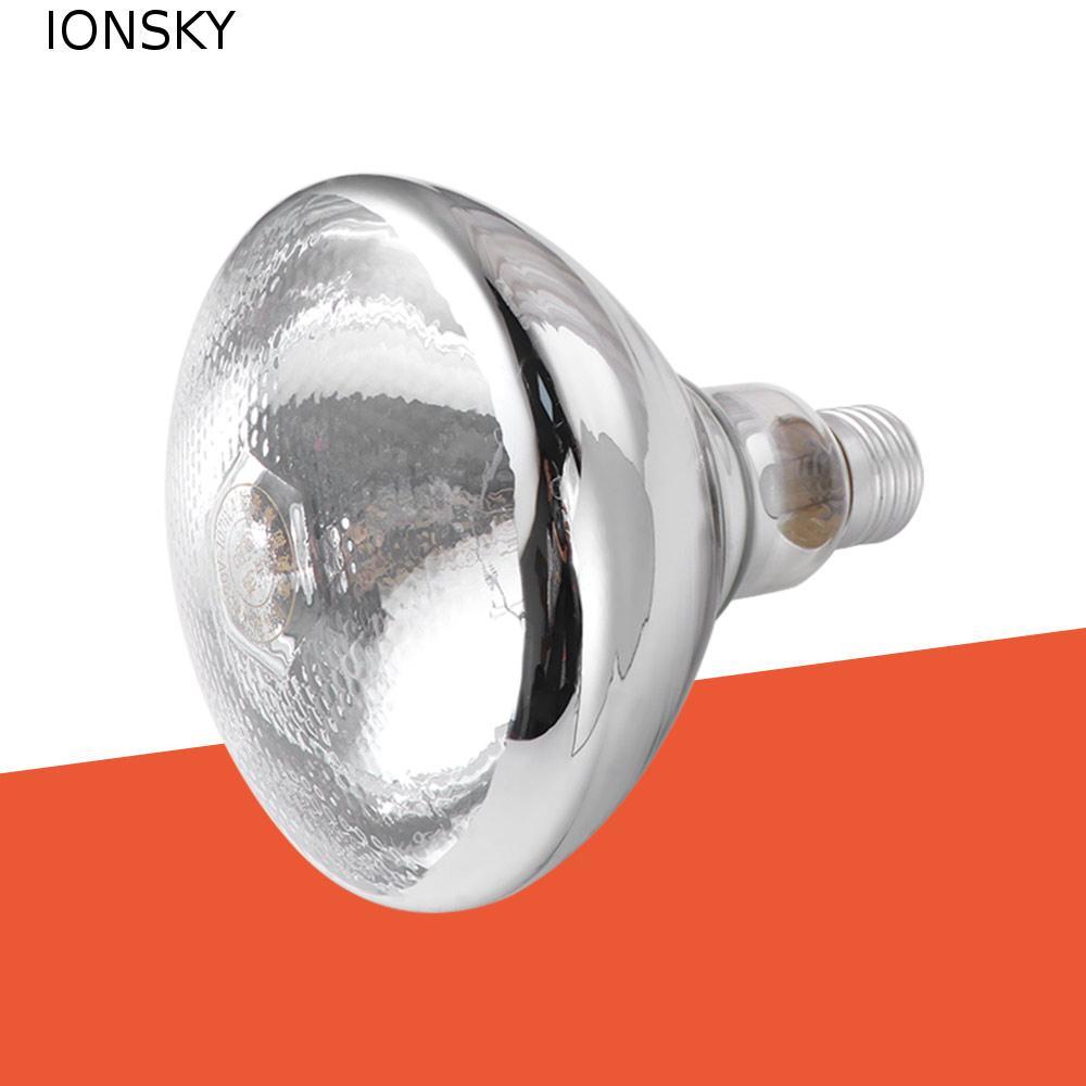 IONSKY โคมไฟความร้อนหลอดไฟ Hatch ไก่ 100/150/200/250W E27 คุณภาพสูงกว้าง Application การเก็บรักษาความร้อนสัตว์เลี้ยง Brooder โคมไฟ