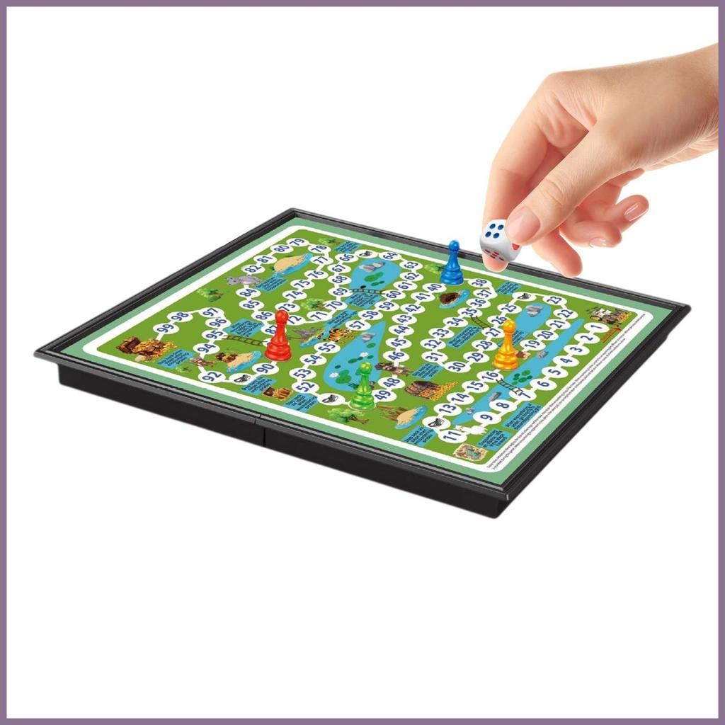 เกมกระดานแม่เหล็กสําหรับการเดินทางตลกพับได้แบบพกพา Multi Player Playset Magnet Chess เกมสําหรับเด็กผ