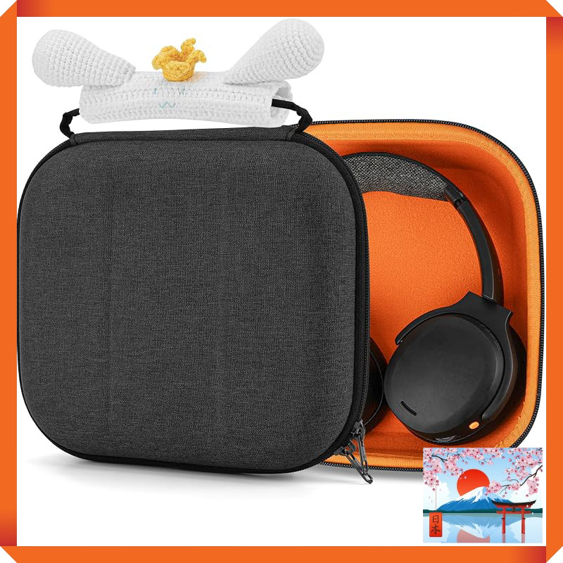 Geekria Shield Headphone Case for SteelSeries Arctis Nova Pro, Sony WH-1000XM5, JBL Tour ONE M3 - Re