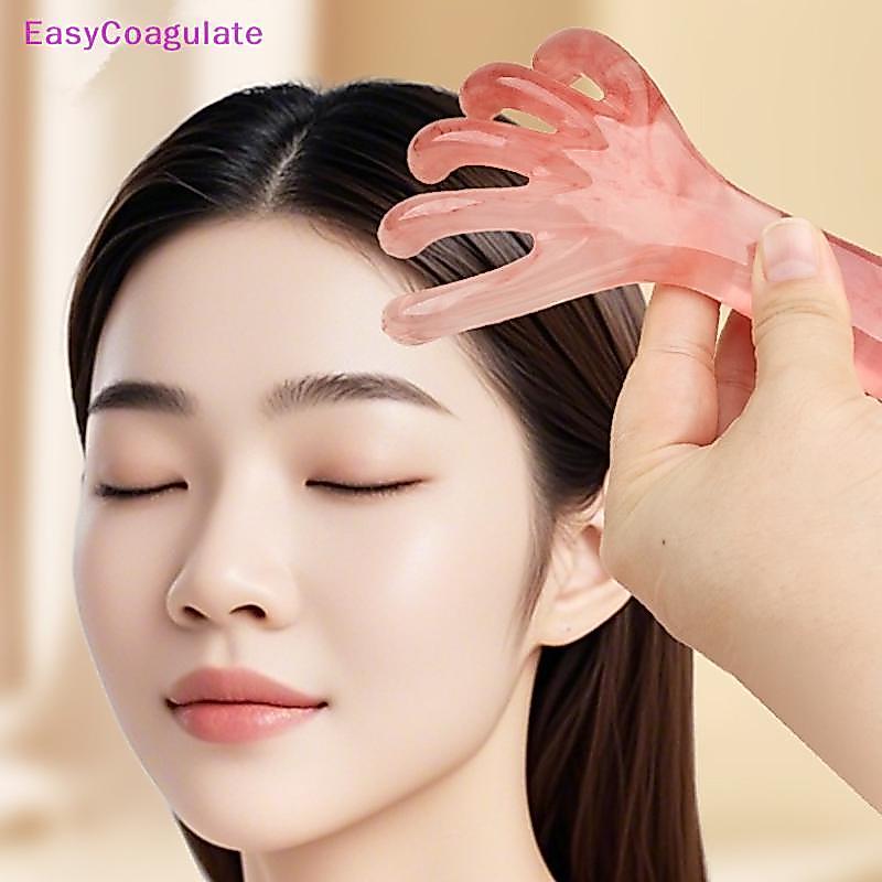 Eas 1 PCS Resin Scalp Ba Massager Head Scratcher แบบพกพา SPA HEAD Massager สําหรับผ่อนคลายลึกสามารถใ