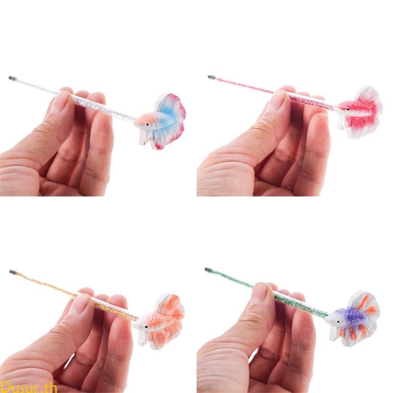 Dusur Betta Training Wand Betta Starter Kits เรซิ่น Betta Training Stick ตกแต่ง
