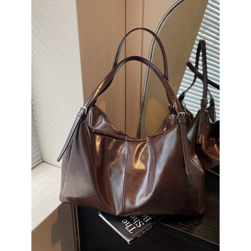 Tote Bag Female 2025 Fashion Lazy Tote Bag Shoulder Armpit Bag