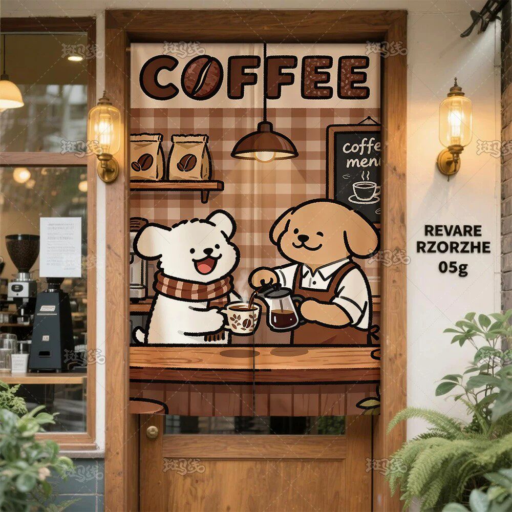 ผ้าม่านครึ่งประตูคาเฟ่ย้อนยุคสําหรับห้องนอน,ห้องครัวห้องน้ําม่านพาร์ทิชันความเป็นส่วนตัวพร้อมก้านปรับ