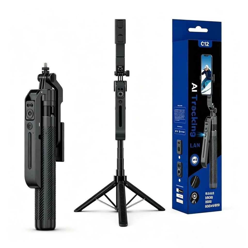 C12Selfie stick stand1.8Rice AI Intelligent portrait tracking anti-shake photography face-tracking s