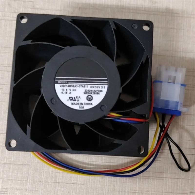 WE พัดลมใหม่สําหรับตู้เย็นพัดลมมอเตอร์สําหรับ Nidec V80E14MS2A3-57A611 13.6V 0.16A 2611D U1 E 239D14