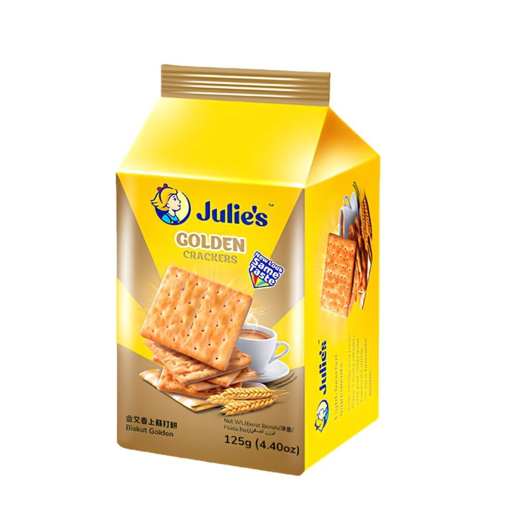 จูลี่ส์ โกลเด้นแครกเกอร์ Julie’s Golden Crackers 125g.
