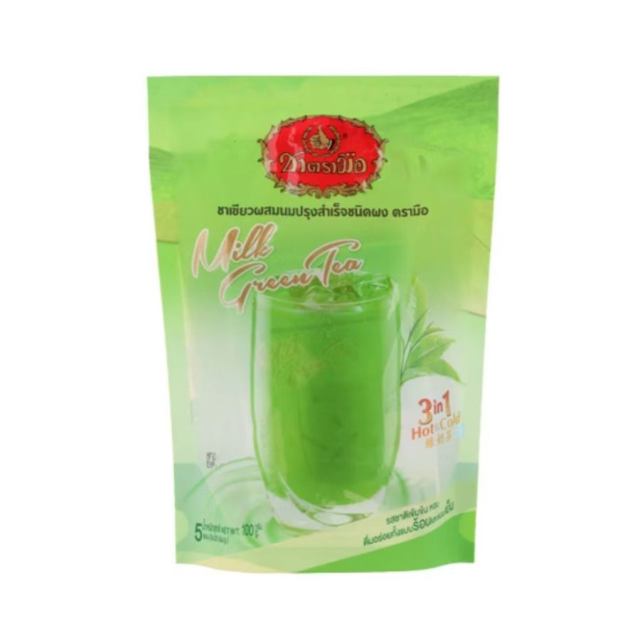 tea ChaTraMue Green Tea Powder ชาผงสำเร็จรูป