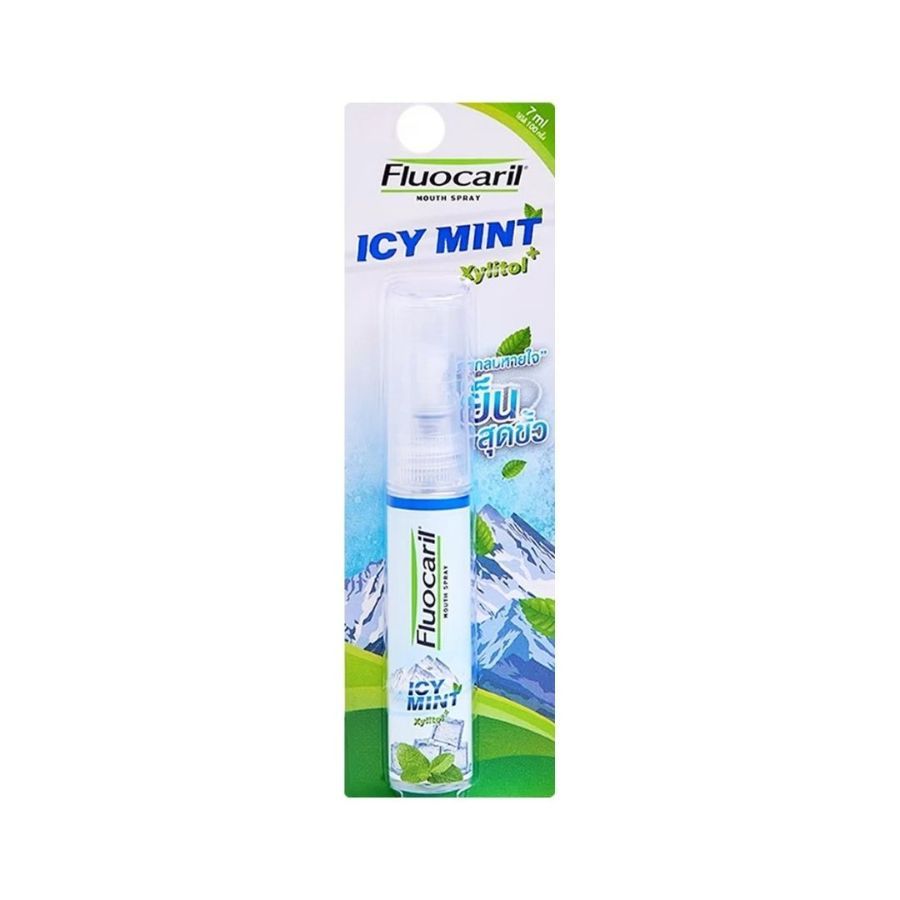 ฟลูโอคารีล สเปรย์ระงับกลิ่นปากไอซ์มิ้นท์ Fluocaril Toothpaste Original 7ml.