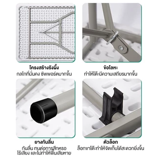 โต๊ะพับได้ โต๊ะอเนกประสงค์ รับน้ำหนักได้500kg เที่ยวแคมป์ปิ้ง โต๊ะขายของตลาดนัดพับได