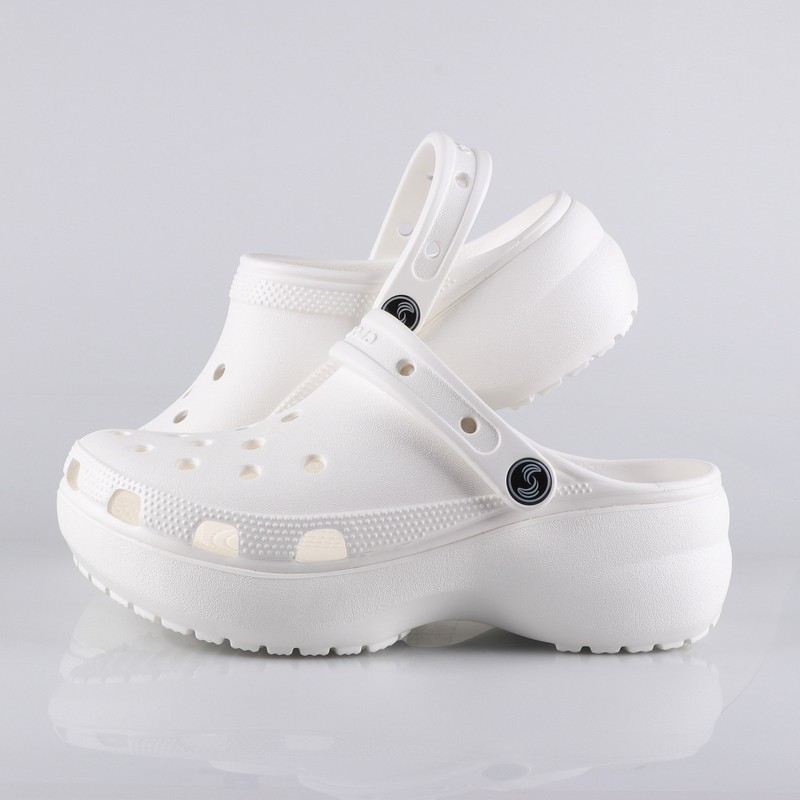 Ouyang Nana Carlo Chi Hole Shoes Cloud Puff Whale หนาSoled Womens Shoes Wedge Beach Sandals206750