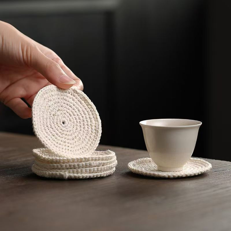 Photo mat, public mat12y Cup8.5-10.5cm Handmade gifts for girls, new crochet products, cotton yarn, 
