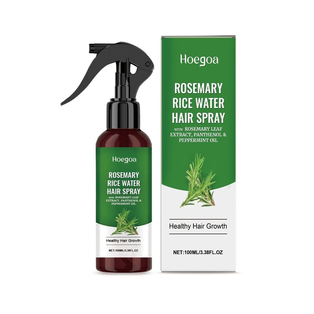 HOEGOA Rosemary Rice Water Hair Spray บํารุงผมแห้ง Frizz Moisturizing Hair Care Spray XS72726 @