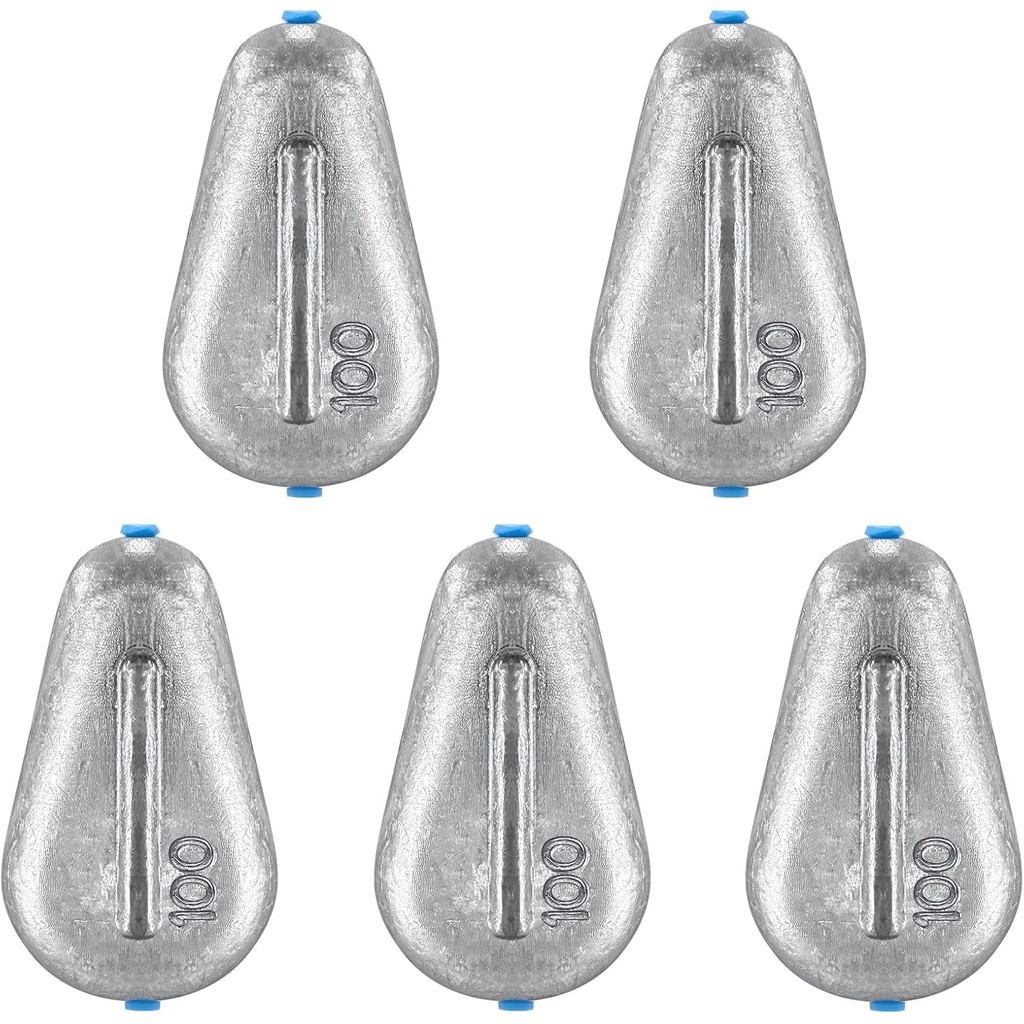 ไม่มีม้วน Sinker น้ําหนักตกปลาปลาดุก Sinker No Snag Flat Inline Sinker น้ําหนักสําหรับ Surf Fishing 