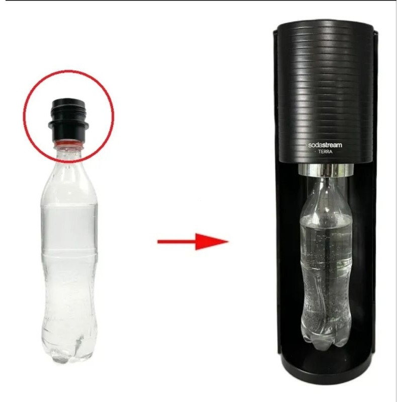 อะแดปเตอร์ขวด PET สําหรับเครื่อง Sodastream 02 ชิ้น ZBJY