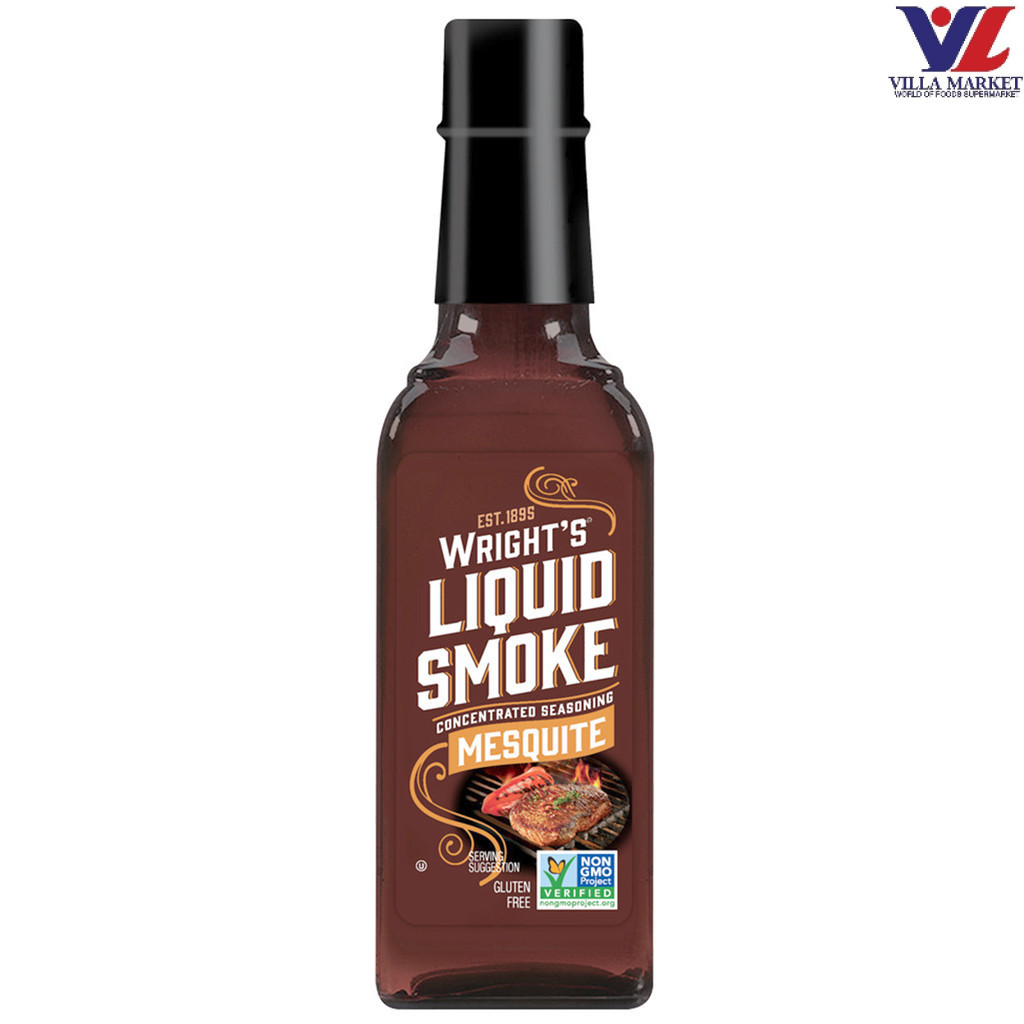 Wright Mesquite Liquid Smoke 103 Ml. ไรท์ กลิ่นควันไม้ธรรมชาติ