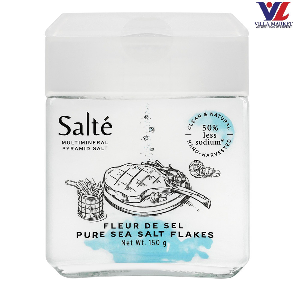 Salte Pure Sea Salt Flakes เกลือทะเลแบบเกล็ดแท้ 150G