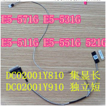 สาย LCD หน้าจอ DisplayPort สายเคเบิลสําหรับ ACER E5-511/531G E5-551 V3-572 532 E5-571G DC02001Y810