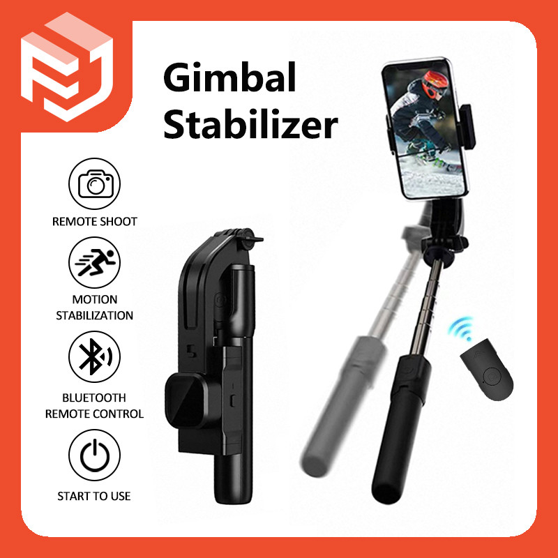 C06 Gimbal Stabilizer สําหรับโทรศัพท์ anti-Shake Selfie Stick ขาตั้งกล้องพร้อมรีโมทบลูทูธ