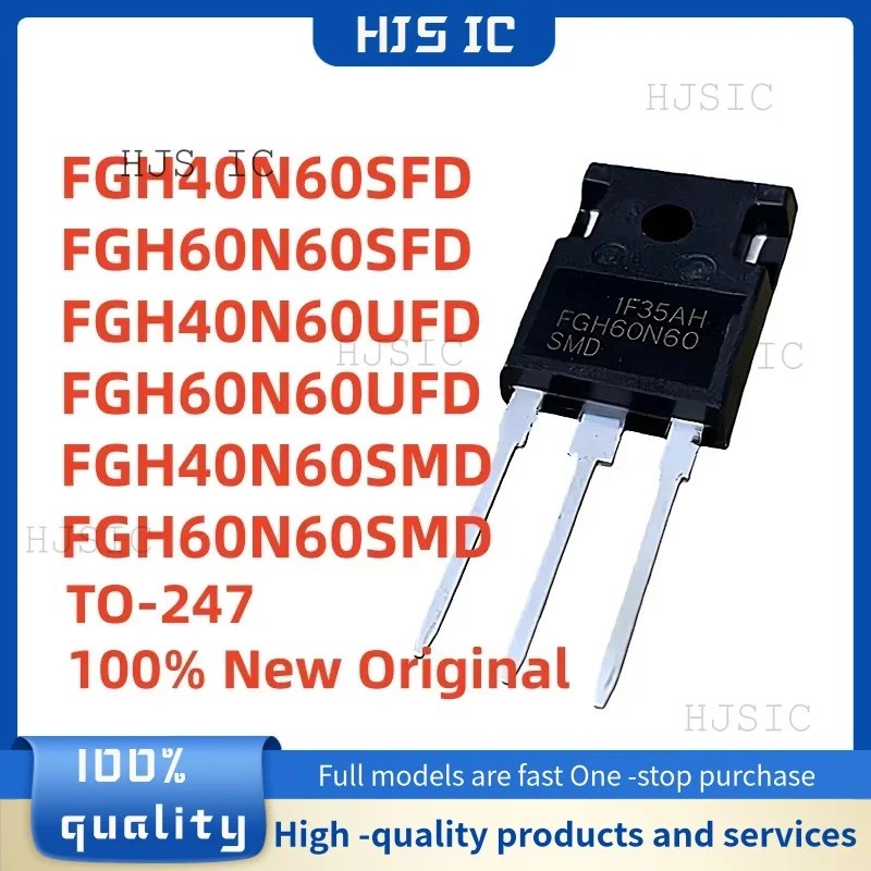 5PCS FGH40N60SFD FGH60N60SFD FGH40N60UFD FGH60N60UFD FGH40N60SMD FGH60N60SMD TO-247 ขายส่ง Field Eff