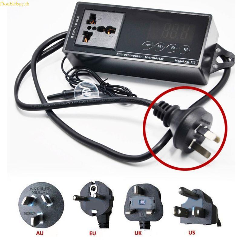 Doublebuy Digital Temperature Controller Aquarium Incubator เครื่องทําน้ําอุ่น Temp Regulators