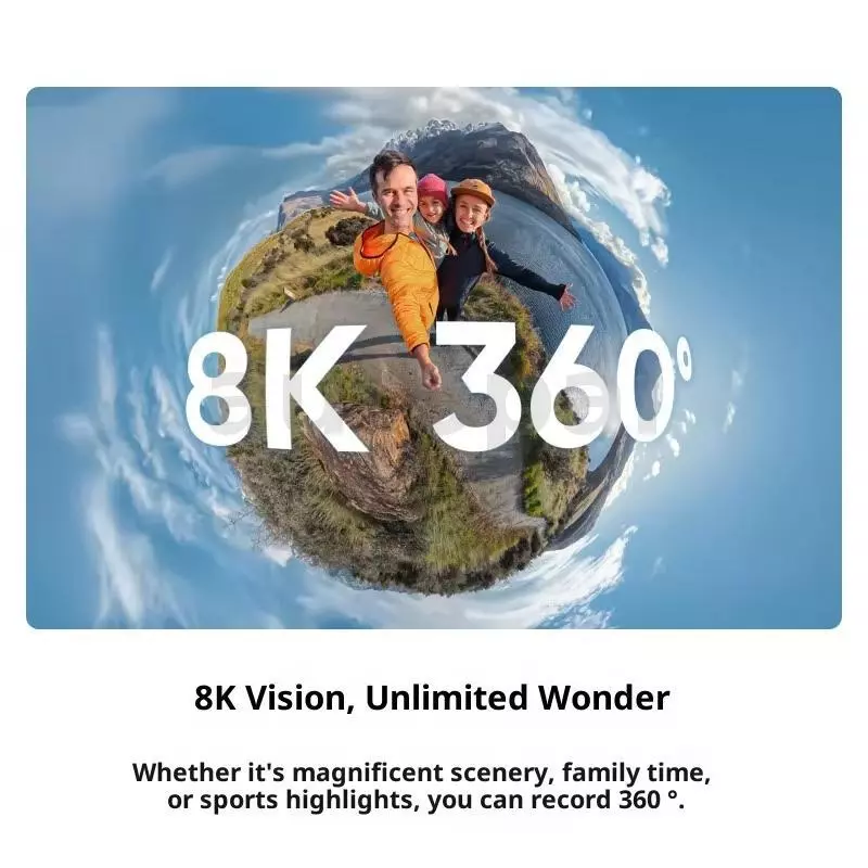 Insta360 X4 กล้องแอคชั่น 8K 360 องศา กันน้ำ thumbnail 3