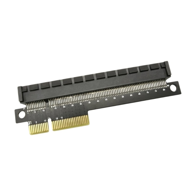 LA PCIe 4X ถึงความยาวเต็ม X16 การ์ดสล็อตสําหรับคอมพิวเตอร์ภายใน