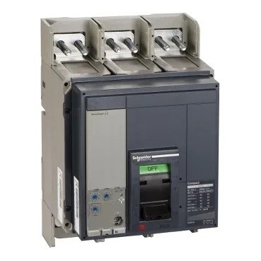 YETN ใหม่ Original Circuit Breaker ComPact NS800N, 50 KA ที่ 415 VAC, Micrologic 2.0 Trip Unit, 800 