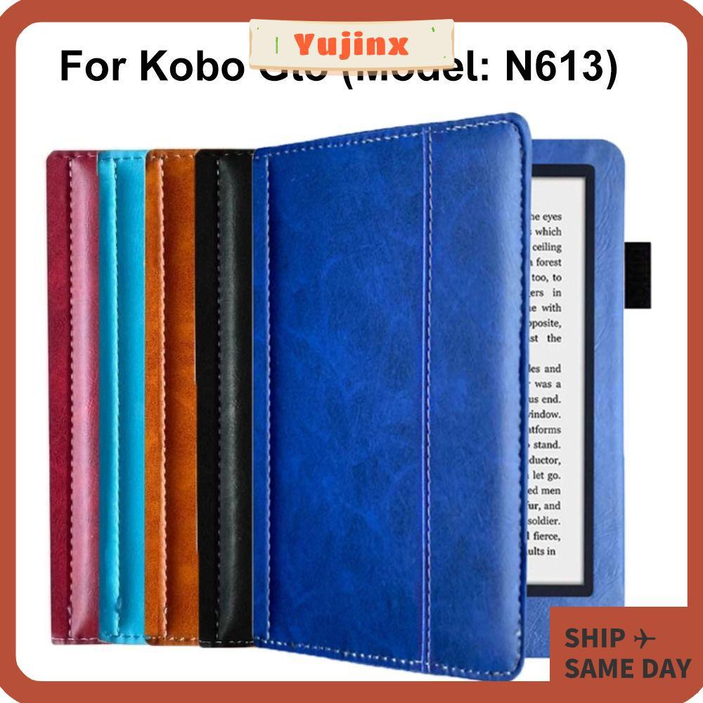 YUJINX N613 ฝาครอบป้องกัน, E-Reader กันกระแทกขนาด 6 นิ้ว, พรีเมี่ยมซับไมโครไฟเบอร์หนัง Soft Shell สํ