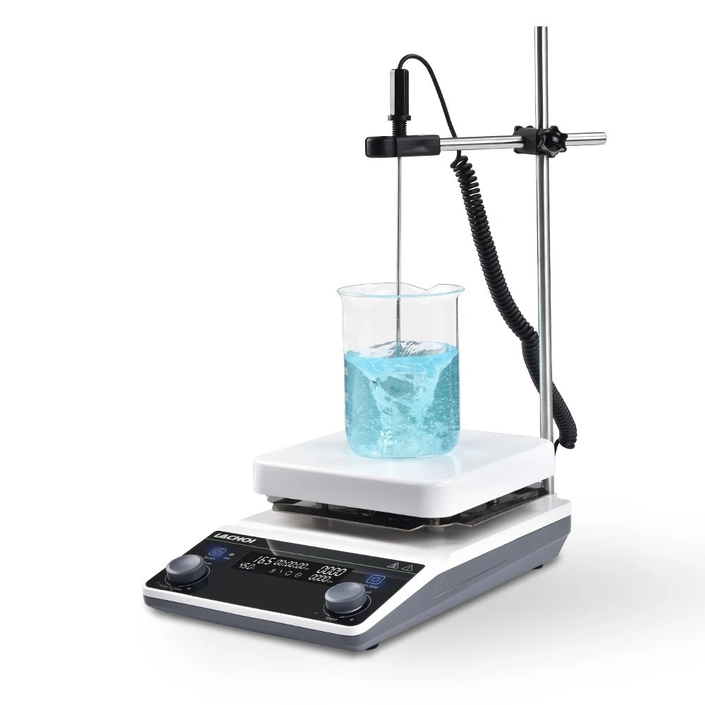 3K7O LACHOI สินค้าใหม่ความจุขนาดใหญ่ 2000rpm ความเร็วเวลาอุณหภูมิปรับ Lab แผ่นร้อนพร้อมแม่เหล็ก Stir